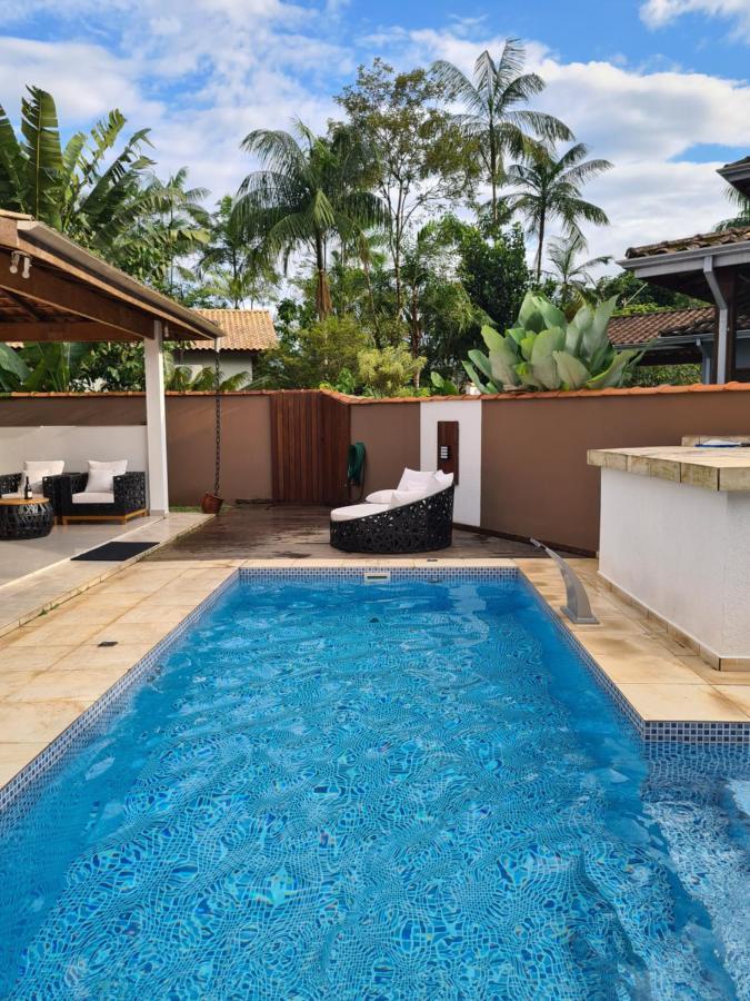 Linda Casa Em Ubatuba Condominio Fechado ภายนอก รูปภาพ